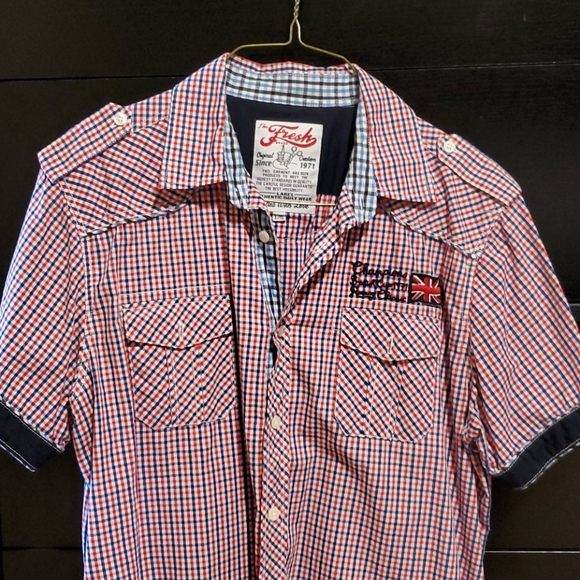 Mens button up t-shirt - Picture 1 of 1